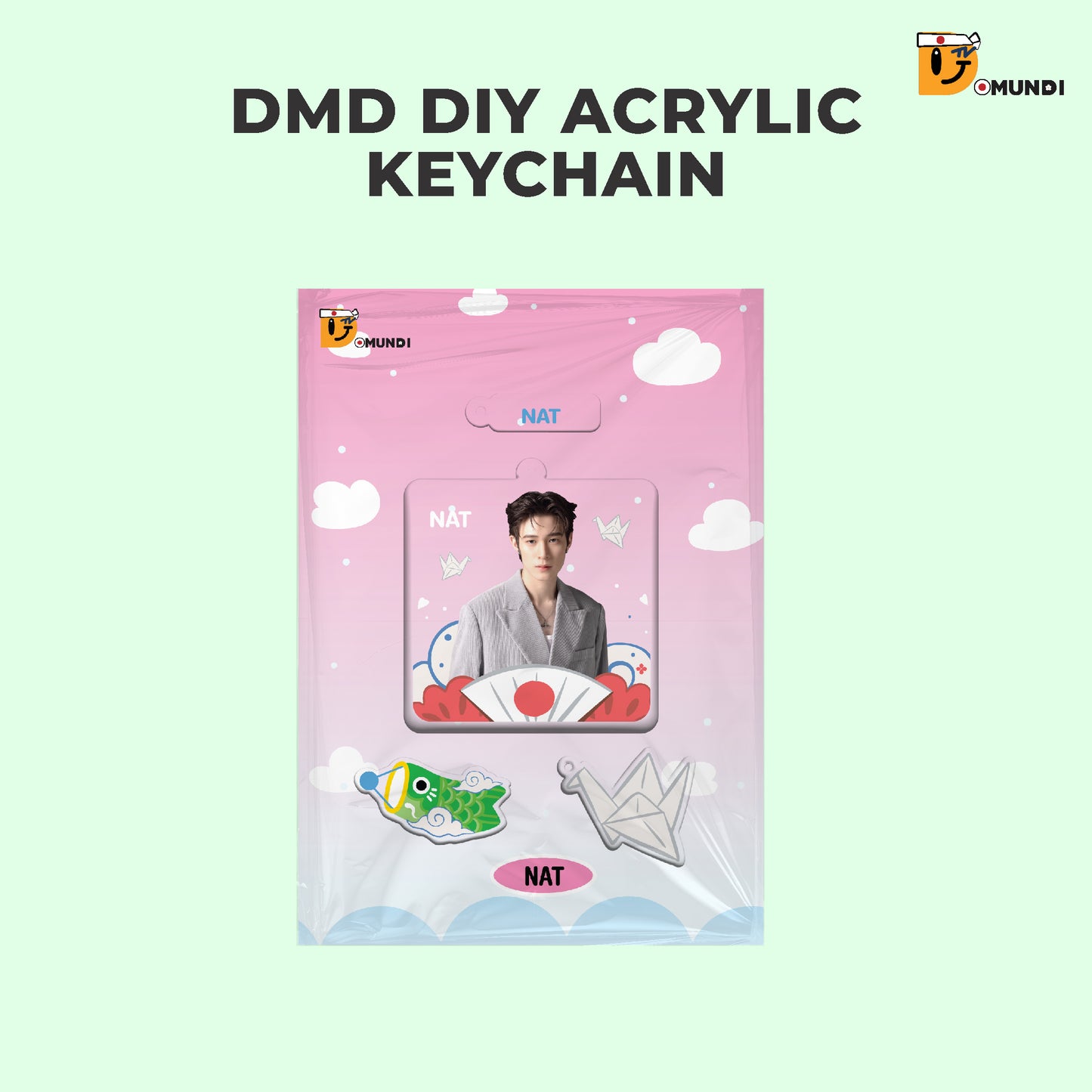 POPOS25-009 DMD DIY ACRYLIC KEYCHAIN【NAT】
