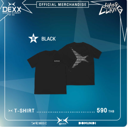 D011 - DEXX DEBUT OFFICIAL MERCHANDISE | BLACK T-Shirt