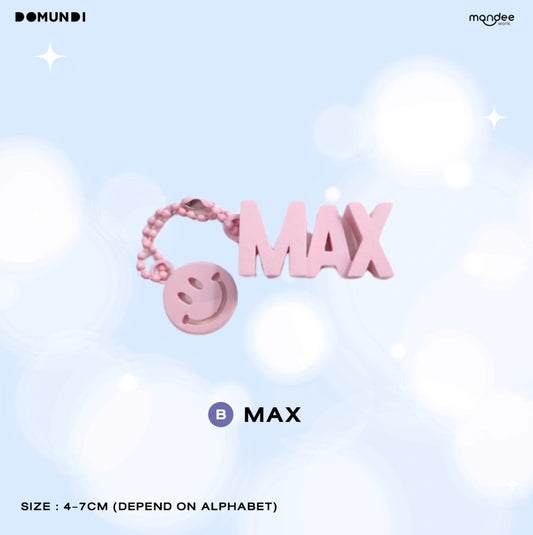 THFOS-023 DMD GLOW UP OFFICIAL MERCHANDISE | 3D Name Keychain【MAX】