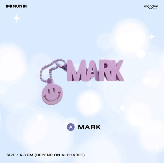 THFOS-022 DMD GLOW UP OFFICIAL MERCHANDISE | 3D Name Keychain【MARK】