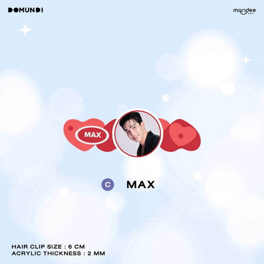 THFOS-004 DMD GLOW UP OFFICIAL MERCHANDISE  |  Hair Clip【MAX】