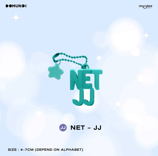 THFOS-057 DMD GLOW UP OFFICIAL MERCHANDISE  |  3D Name Keychain【NET - JJ】