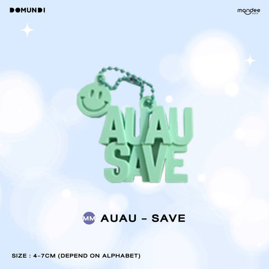 THFOS-060 DMD GLOW UP OFFICIAL MERCHANDISE  |  3D Name Keychain【AUAU - SAVE】