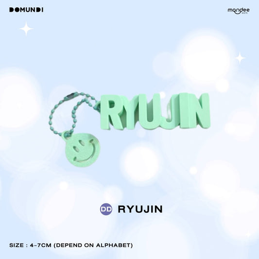 THFOS-051 DMD GLOW UP OFFICIAL MERCHANDISE | 3D Name Keychain【RYUJIN】