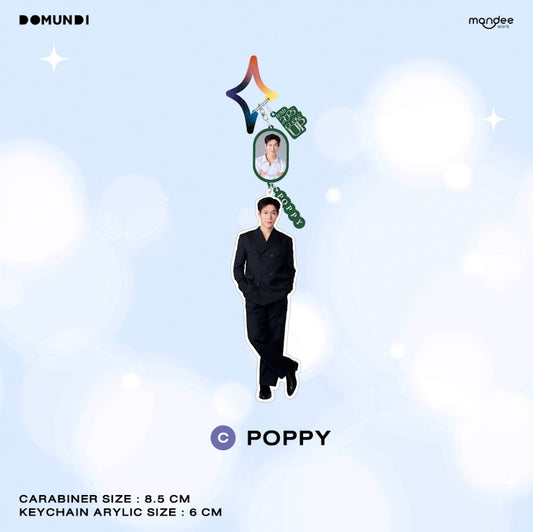 THFOS-065 DMD GLOW UP OFFICIAL MERCHANDISE  |  Carabiner【POPPY】