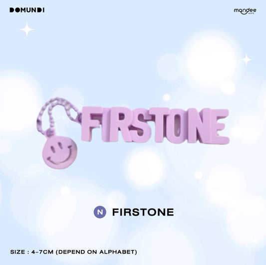 THFOS-035 DMD GLOW UP OFFICIAL MERCHANDISE | 3D Name Keychain【FIRSTONE】