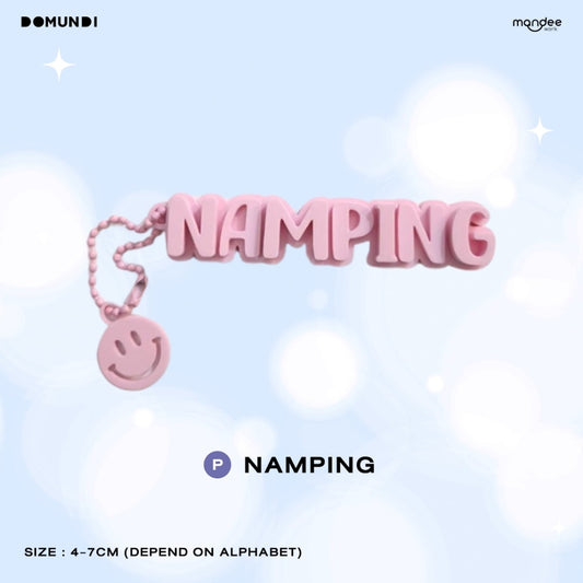 THFOS-037 DMD GLOW UP OFFICIAL MERCHANDISE | 3D Name Keychain [NAMPING]
